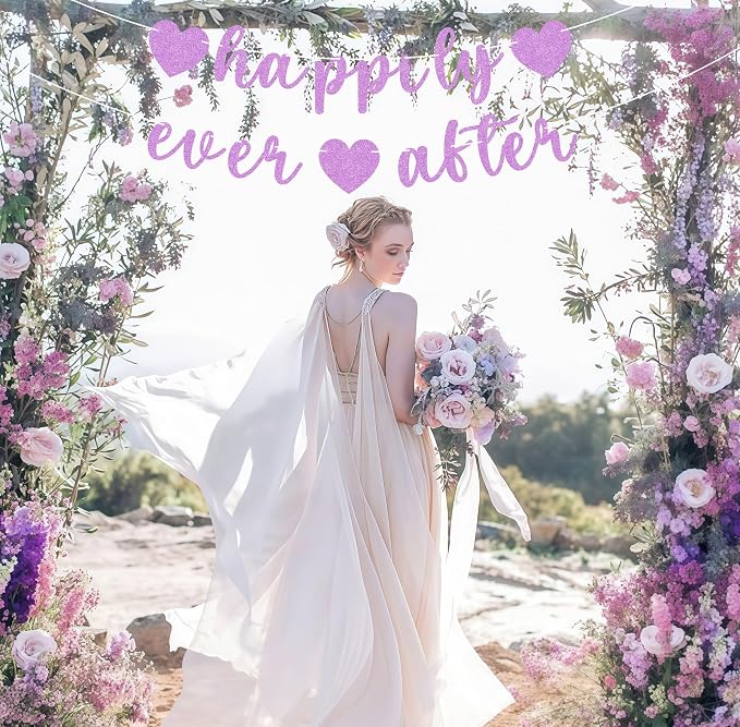 Pre-Strung Happily Ever After Banner - Image 4
