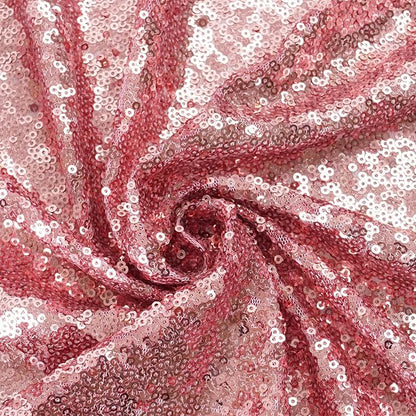 Eternal Beauty Fuchsia Pink 3mm Sequin Backdrop 20x10 Ft - Image 9