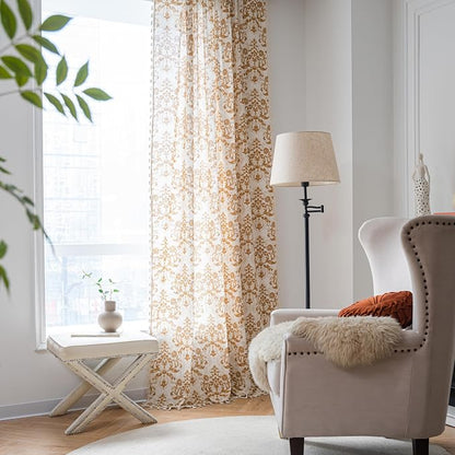 Sutuo Home Boho Curtains 84 Inches Length - Image 2
