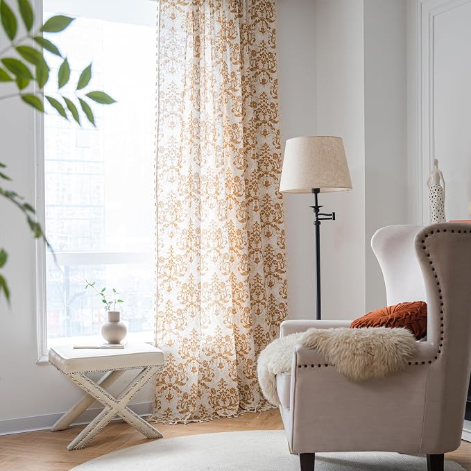 Sutuo Home Boho Curtains 63 Inches Length - Image 7