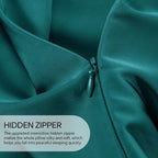 INFIIXSO Mulberry Silk Pillow Case King Size, Silk Pillowcase with Hidden Zipper 20"x36", Extraordinary Smooth and Soft Pillow Cases for Hair and Skin(Teal, 1 Pack)