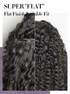 LUVME Hair Extensions Natural Black 30 Inch 135g 7pcs Real Human Hair Loose Deep Wavy Remy Clip in Human Hair Extensions Thick Hair