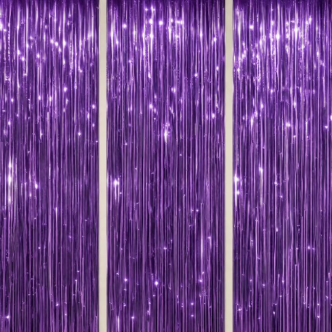 DECOCKRAT 3 Pack Foil Fringe Backdrop by DECOCKRAT