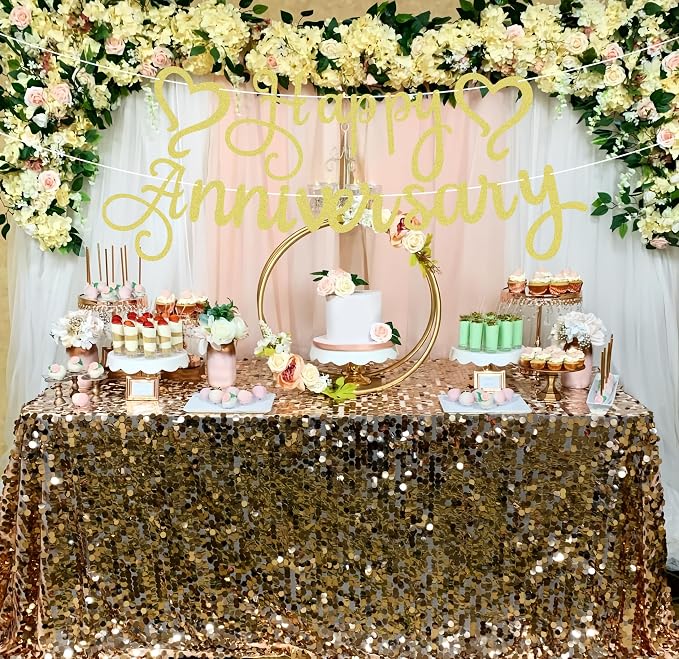 Pre-Strung Happy Anniversary Banner - Image 6