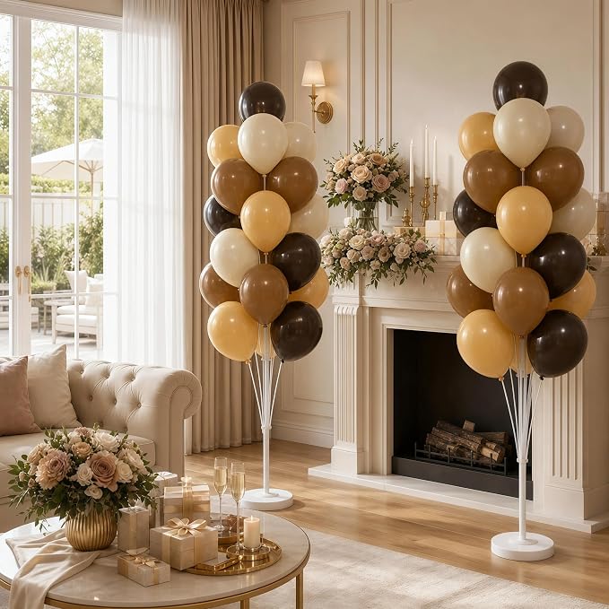 Hiins Brown Balloon Stand Kit Set of 2 - Image 6