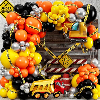ALL-IN-1 Construction Balloon Arch Kit by SherylDecor
