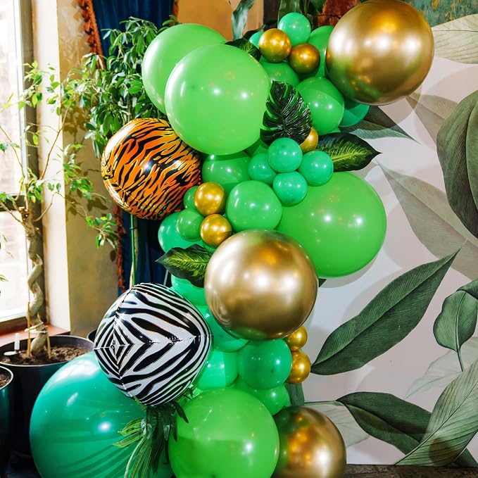 Green Balloons - 12 inch 100pcs Latex - Round Green Birthday Balloons - Image 3