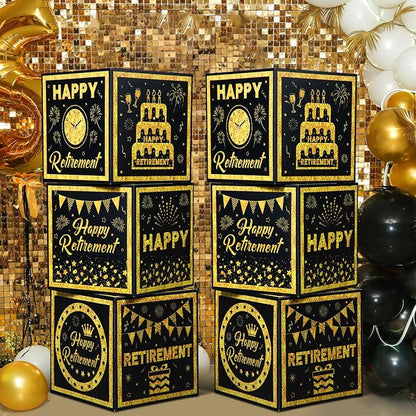 Affrolling 6 Pcs Retirement Party Decorations Boxes - Image 2