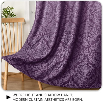 DWCN 100% Blackout Curtains for Bedroom 54 Inch Long - Image 5