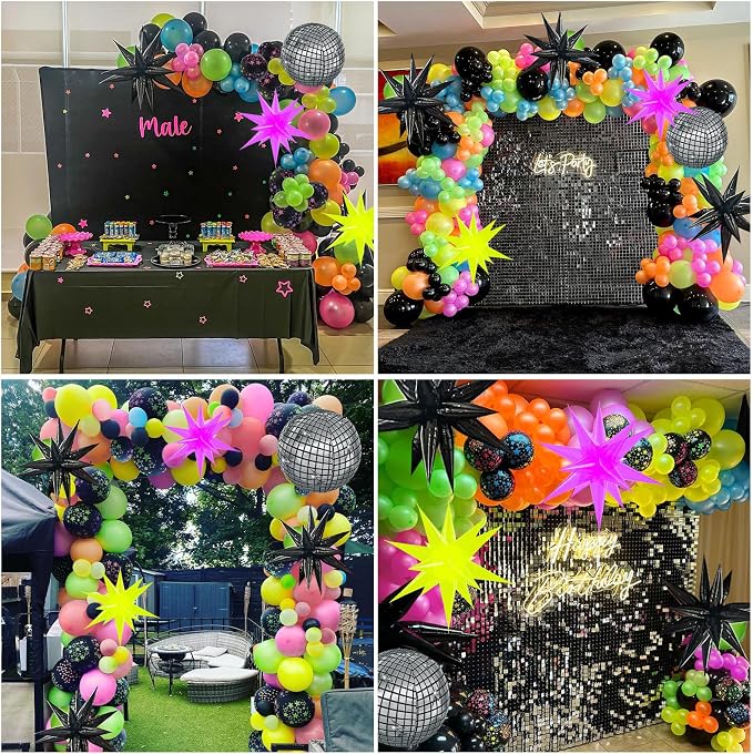 147pcs Neon Balloon Arch Kit - Image 7