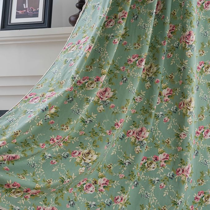 ENJOYBRIDAL Floral 84 Inch Curtains by ENJOYBRIDAL