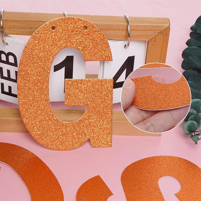 DIY Banner Kit with Letters Glitter Banner Letters Customizable Birthday - Image 4