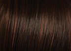 Hairuwear Hairdo Trendy Fringe and Bun Hairpiece With Fashionable Bangs and Side Piece, R6/30H Chocolate Copper