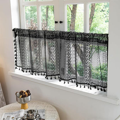 Sutuo Home Boho Valance Curtains - Image 2