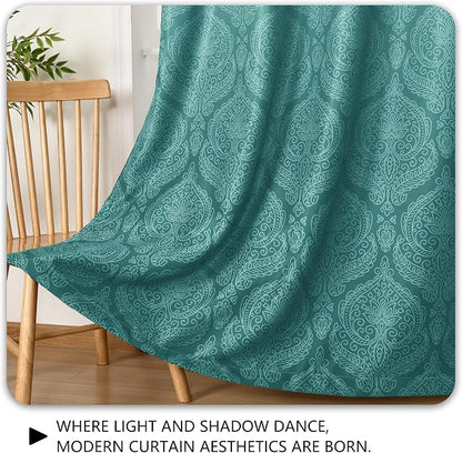 DWCN 100% Blackout Curtains for Bedroom 84 Inch Long - Image 7