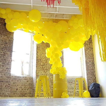 PartyWoo Yellow Balloons 50pcs Latex Helium Balloons 12 Inch | Birthday Baby - Image 7
