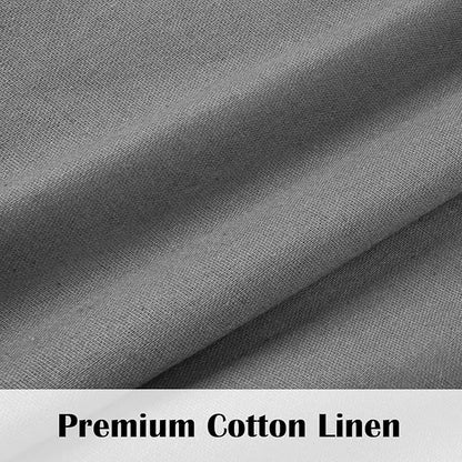Farmhouse Cotton Linen Curtains - Image 4