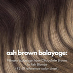 Irresistible Me Real Human Hair Extensions Clip Ins – 100% Human Hair Clip In Extensions for Length & Volume – Invisible Extension – Heat Resistant & Dyeable – Ash Brown Balayage, 24 Inches