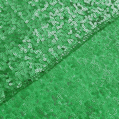 Sugargirl Grass Green Sequin Backdrop Curtain 7FTx7FT Glitter Grass Green - Image 4