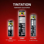 RED by Kiss Tintation Temporary Hair Color Spray, Extra Large Size, Instant Gray Root Cover Up, Water-Resistant, Smudge-Proof, Hairline & Barber Touch-Up, Quick Dry (Jet Black, 11.5 OZ)