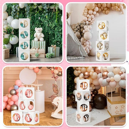 Baby Boxes with Letters for Baby Shower, Baby Shower Decorations Blocks and - Image 8