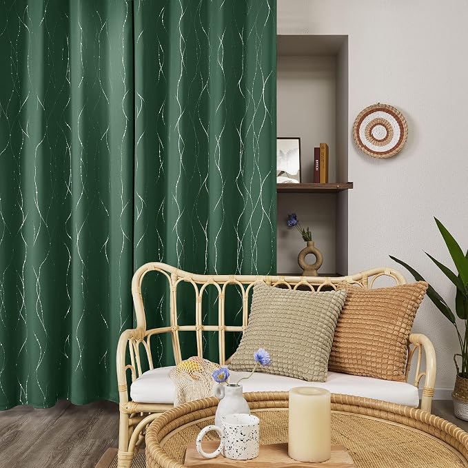 Deconovo Living Room Curtains 84 Inches Long, Thermal Insulated, Room Darkening - Image 3
