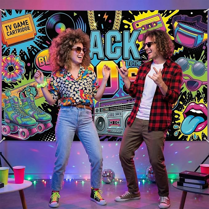 Back to The 90's Backdrop - Image 5