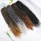 Drawstring Ponytail for Women Boho Box Braids with Long Wavy Hair Ponytail Extension Synthetic Hair Extensions Ponytail for Daily Use (BUG#, 24 Inch)