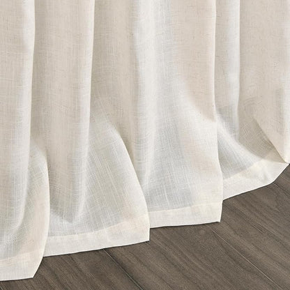 Modern Linen Curtains 63 Inch Length - Image 8
