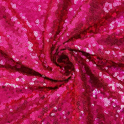 Eternal Beauty Hot Pink 3mm Sequin Backdrop 6x8 Ft - Image 9