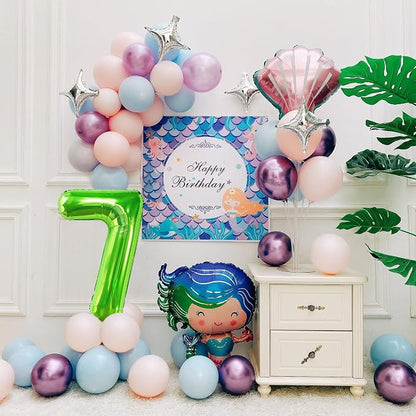 40 inch Number Balloon 0-9 Green Large Number 7 Balloons, Digital Balloons - Image 2