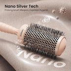 AIMIKE Round Hair Brush, 2.1 inch Nano Ion Thermal Ceramic Tech, Large Round Brush for Blow Drying & Styling, Maximum Volume and Shine, Barrel 2.1 inch, for Thick Curly Hair, Unisex