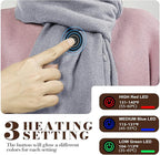 EN'DA professional Heated Scarf for Women and Men with Rechargeable Battery, Winter Electric Scarf for Cold Weather