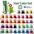 Temporary Hair Color Gel,Blue Hair Dye Color Gel Washable Natural Instant Hair Color Wax for DIY Hairstyle for Kids Men Women(Color #7W)
