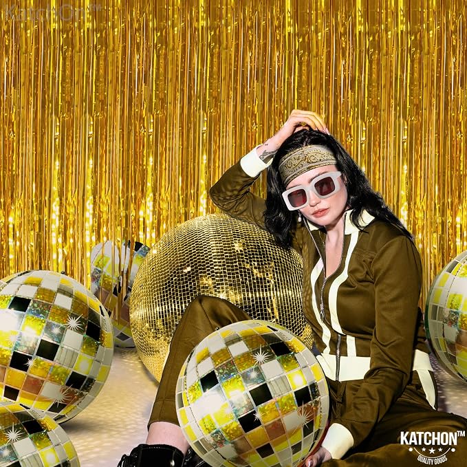 KatchOn, Shiny Disco Ball Foil Balloons - Image 5