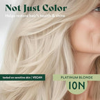 Herbatint Permanent Hair Dye - 10N Platinum Blonde - For Up To 100% Gray Coverage of Resistant Gray Hair - Ammonia-Free, Alcohol-Free & Vegan - Salon Influenced Hair Color 5.75 fl oz (2 Pack)