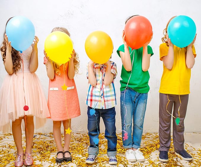 20 PCS Colorful Plastic Balloon Weights - Image 2