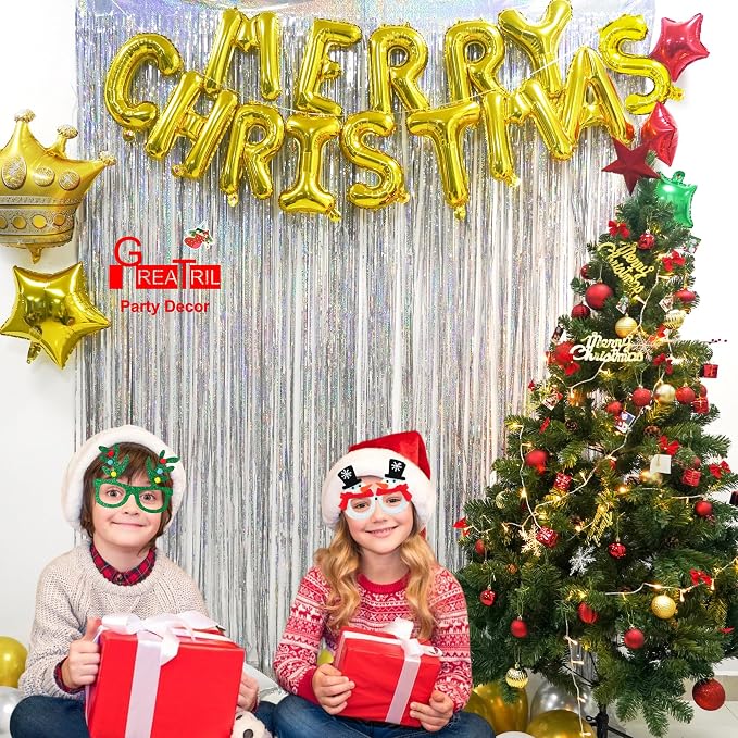 Silver Foil Fringe Tinsel Backdrop - Image 6