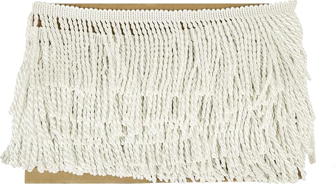 5 Yard Curtain Bullion Fringe Trim-Rayon Tassel Embellishments | 4 Inch Wide - Image 2