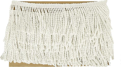 5 Yard Curtain Bullion Fringe Trim-Rayon Tassel Embellishments | 4 Inch Wide - Image 2