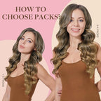 GOO GOO Tape in Hair Extensions Human Hair, 7 Bronde, 26inch 60g 20pcs, Skin Weft Seamless Invisible, Silky Straight with Thick Ends, Remy Human Hair