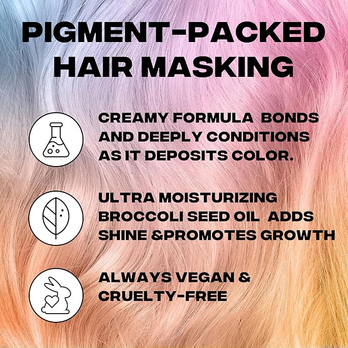 Good Dye Young Color Depositing Mask, DYEposit Color Depositing Conditioner, Toning Treatment, Tone & Enhance Color-Treated Hair - Semi Permanent Hair Dye, Vegan and Cruelty-Free (Copper) 4 fl oz