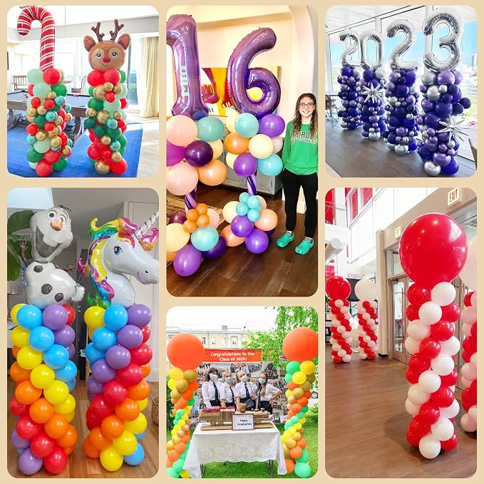 4 Sets Balloon Column Stand Kit - Image 6