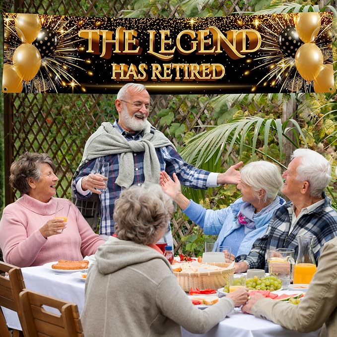 Happy Retirement Banner - Image 3