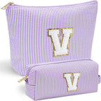 YOOLIFE Makeup Bag for Women - Personalized Makeup Pouch for Girlfriend Bridesmaid Wife | Travel Toiletry Bag for Her Mom | Skin Care Bag Birthday Gift for Sister Friend Mini Makeup Bag Sweet 16 Gifts