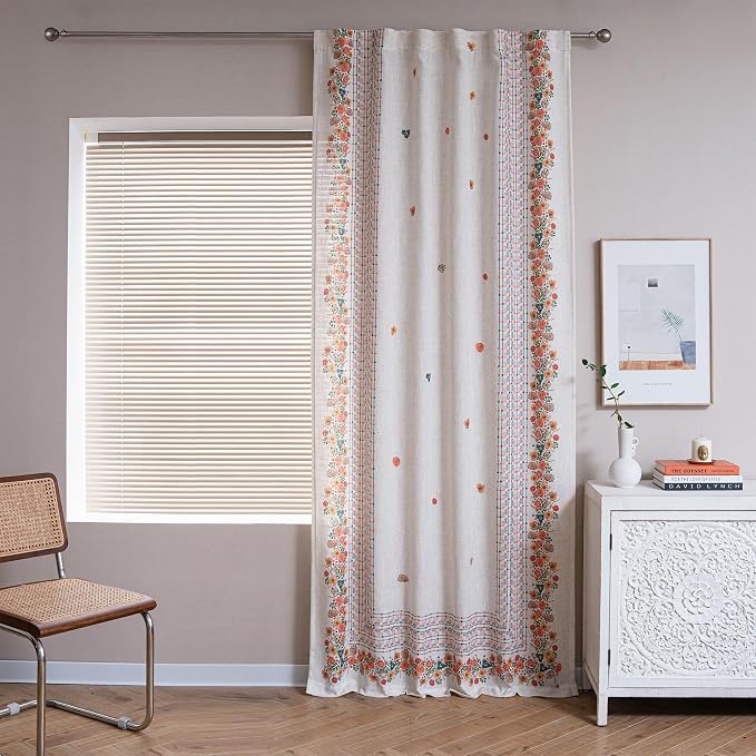 MYSKY HOME Boho Floral Curtains - Image 2