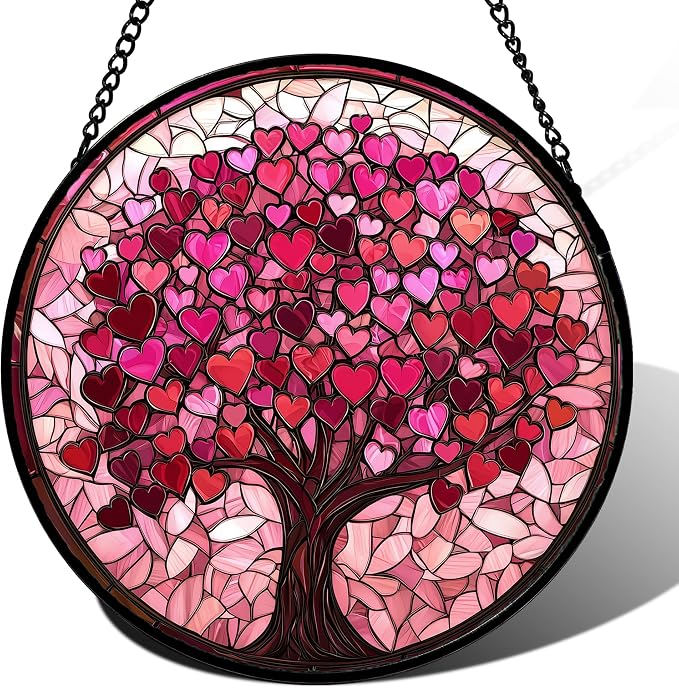 Stained Glass Window Hanging, Birthday Gifts by DASTOLL