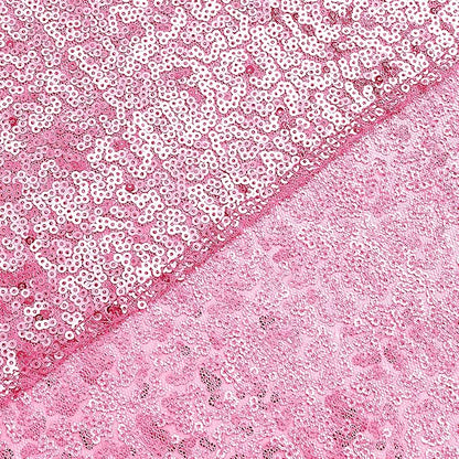 Sugargirl Matte Pink Sequin Backdrop Curtain 6 Panels 2FTx8FT Glitter Matte - Image 9