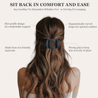 8 PCS Flat Hair Clips for Women French Matte Flat Claw Clips for Thick & Thin Hair No-Slip Hair Barrettes, Strong Hold Styling Accessories