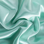NTBAY 12 Pack Satin Queen Pillowcases for Hair and Skin, Luxurious and Silky Pillow Cases with Envelope Closure, 20 x 30 Inches, Light Blue